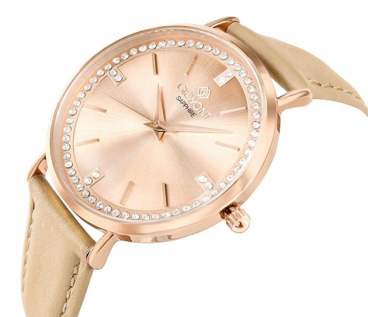 Women's Watch Giewont Sapphire Rose Gold GW5390-A5+BOX Packaging status original