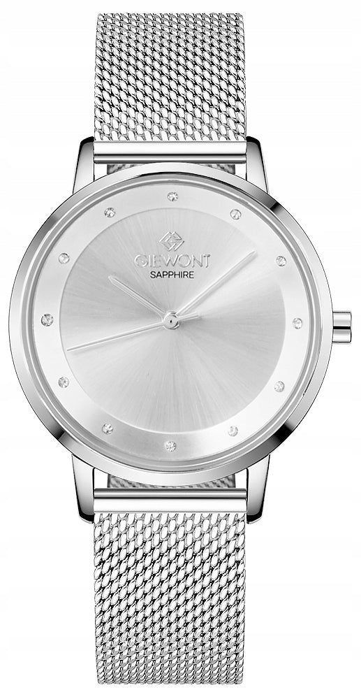 Women's Watch Giewont Sapphire Silver GW4130-B1+BOX