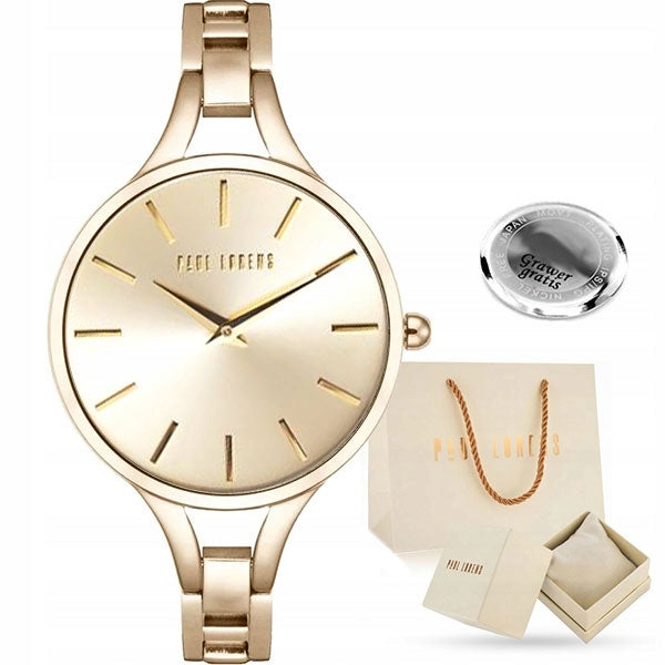Women's Watch Paul Lorens CHANTAL with Bracelet - Classic Engraved Dial