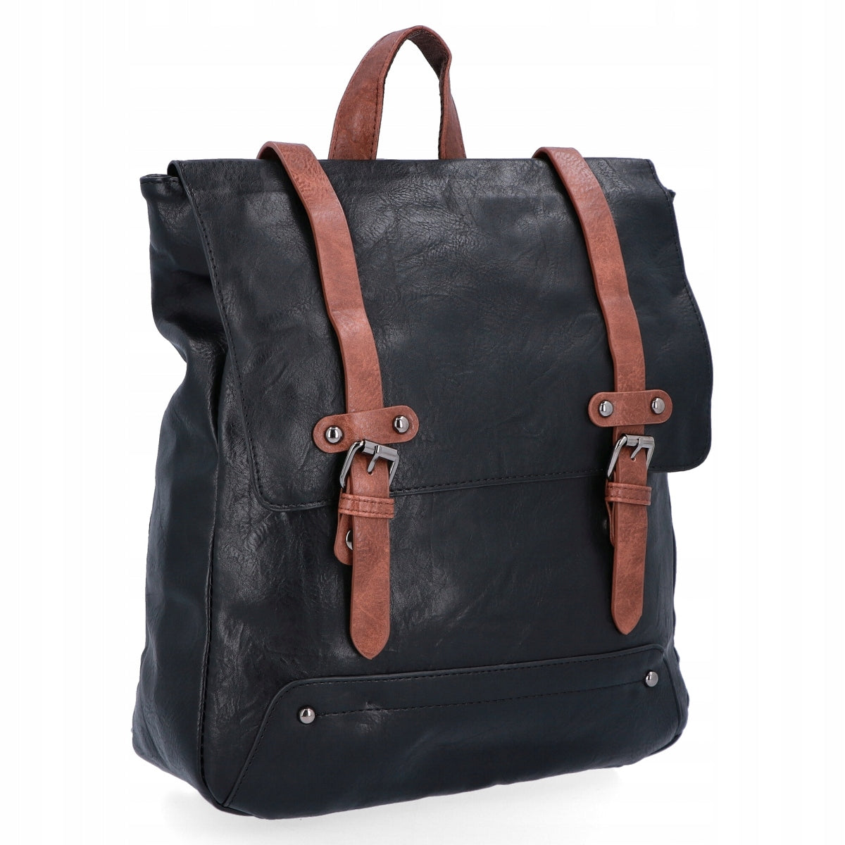 Women's XL Vintage Backpack by Herisson 1652L2049 Black