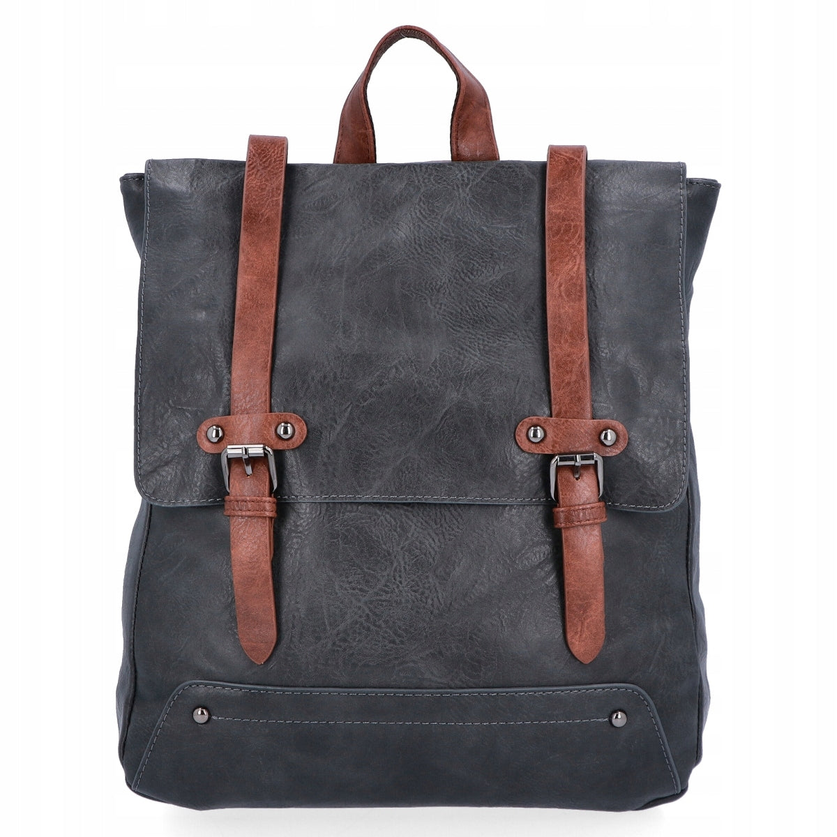 Women's XL Vintage Backpack by Herisson 1652L2049 Grey