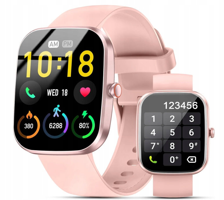 Women's and Men's Smartwatch with Phone Function, 1,91", Women's Fitness Watch