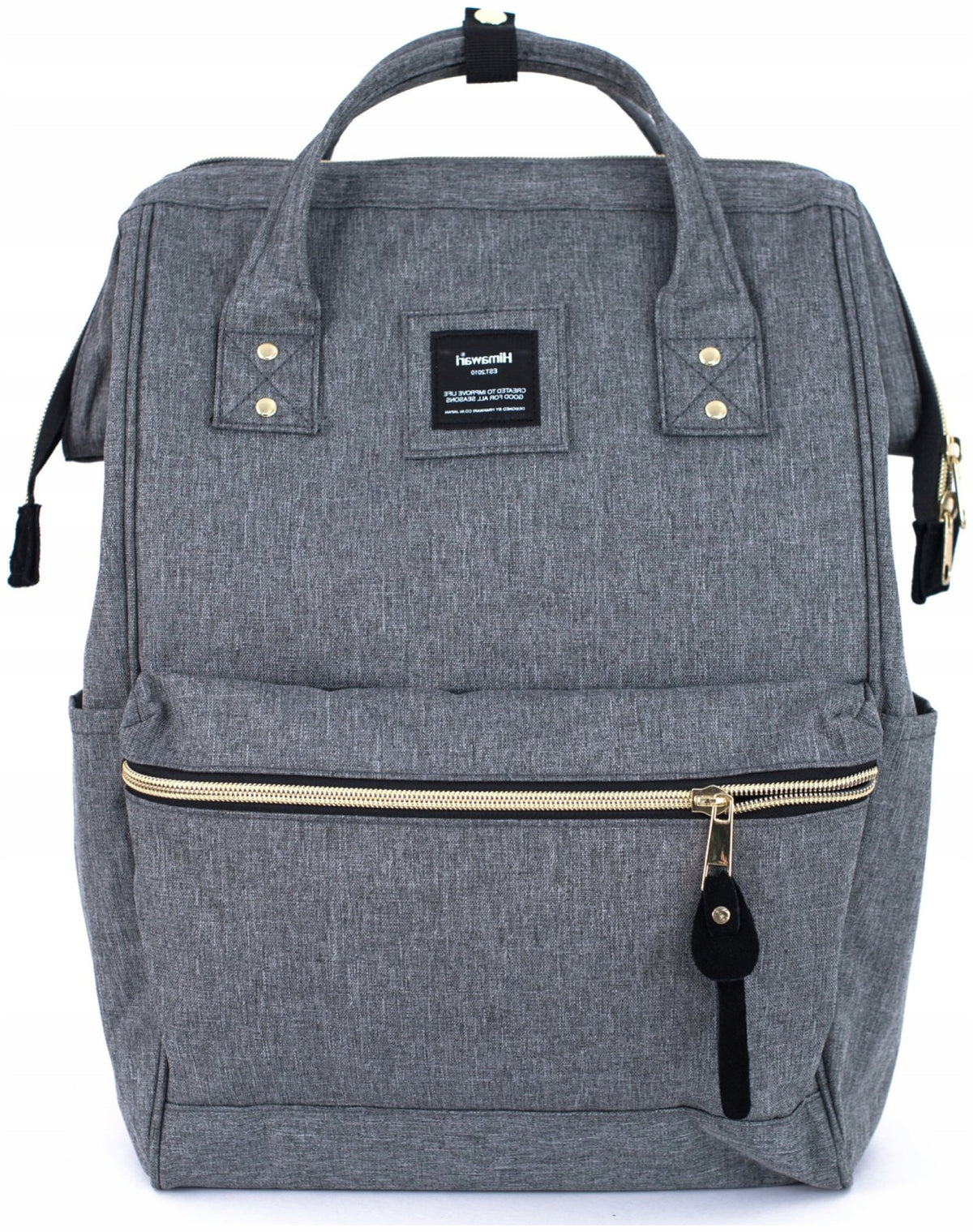 Women's backpack Himawari Classic urban lightweight for laptop-grey