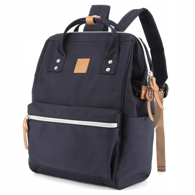 Women's backpack Himawari Sorrel HM1881 for laptop 13,3 USB navy blue Brand Himawari