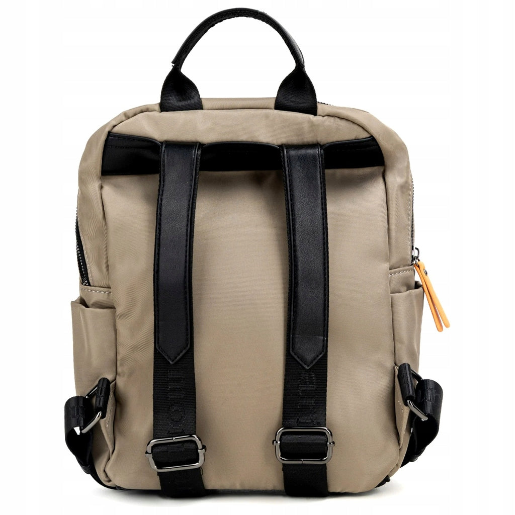Women's backpack MONNARI BAG1920-M19 grey for work and everyday use Brand Monnari