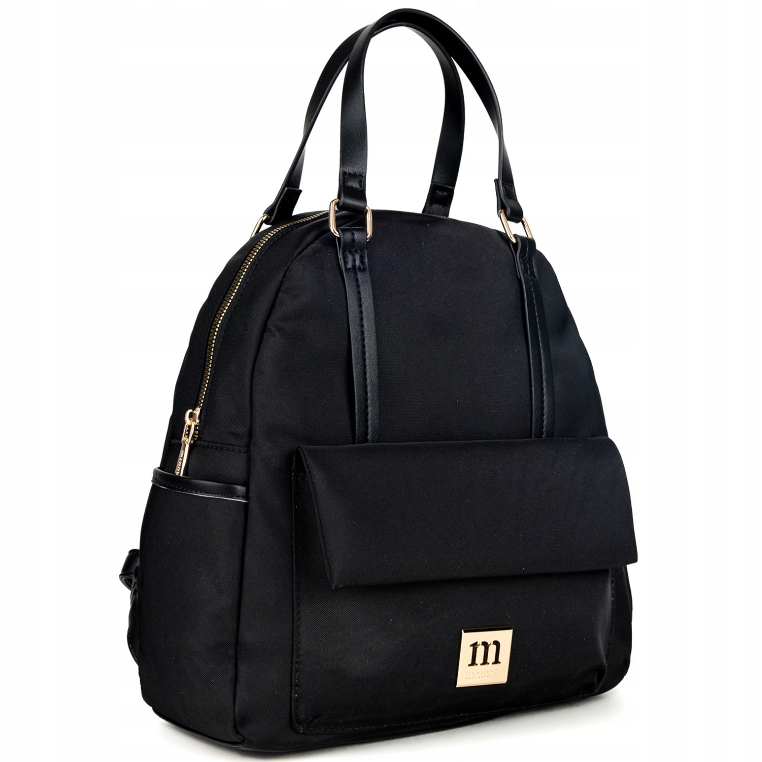 Women's backpack MONNARI black elegant BAG2560-020 urban casual Packaging status original