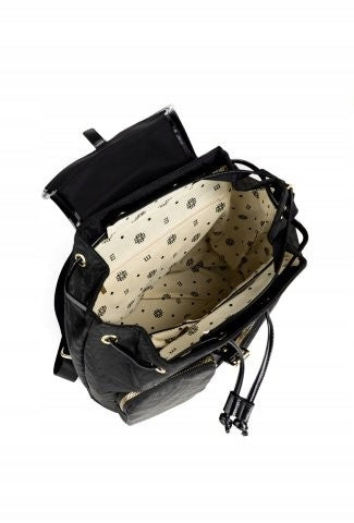 Women's backpack Monnari BAG4150-M20 black lacquer Manufacturer code BAG4150-M20