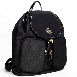 Women's backpack Monnari BAG4150-M20 black lacquer