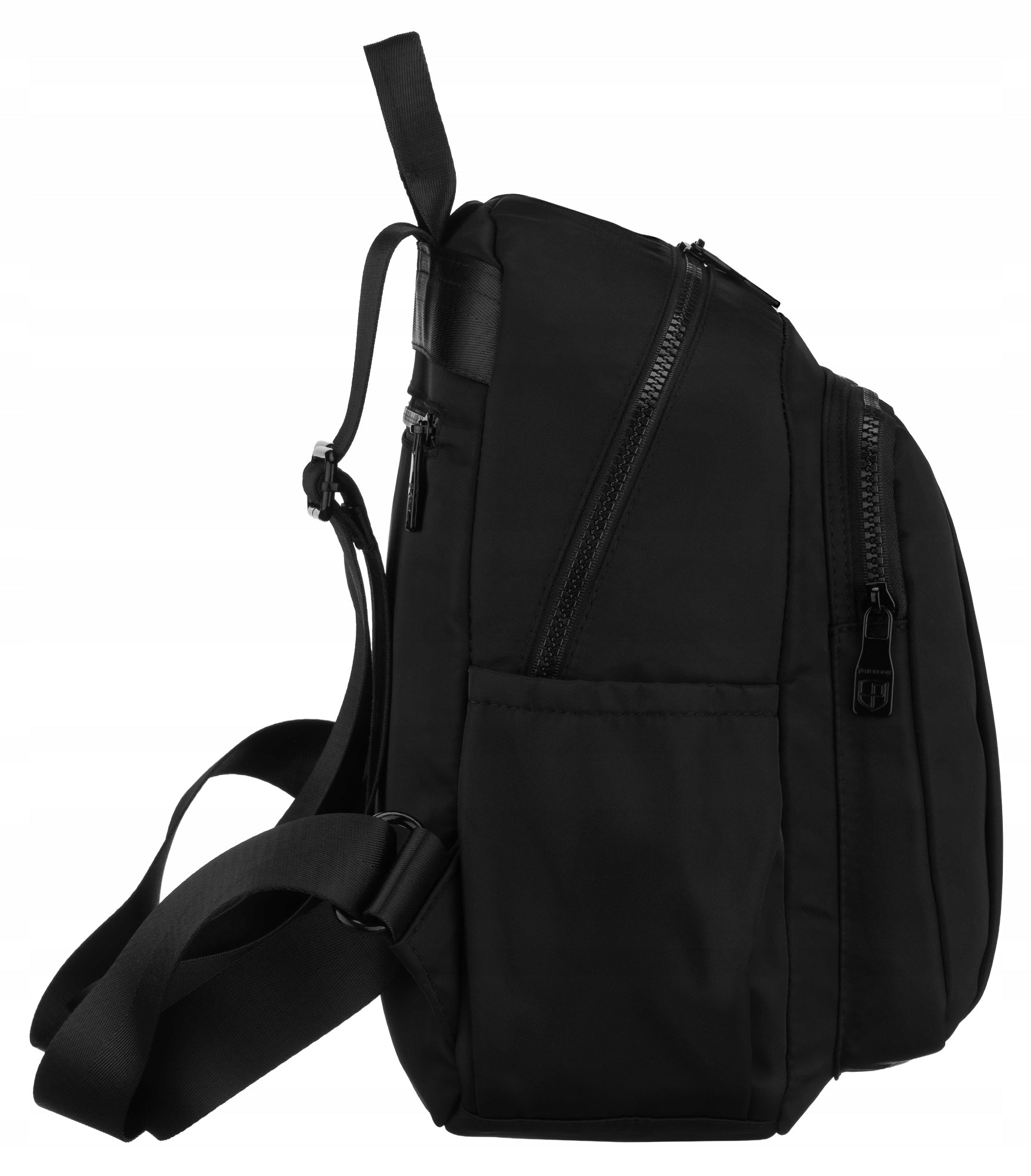Women's backpack PETERSON urban lightweight backpack 7 pockets 31x27x11 cm Manufacturer code PLECAK DAMSKI PTN CPY-06-2461 BLAC