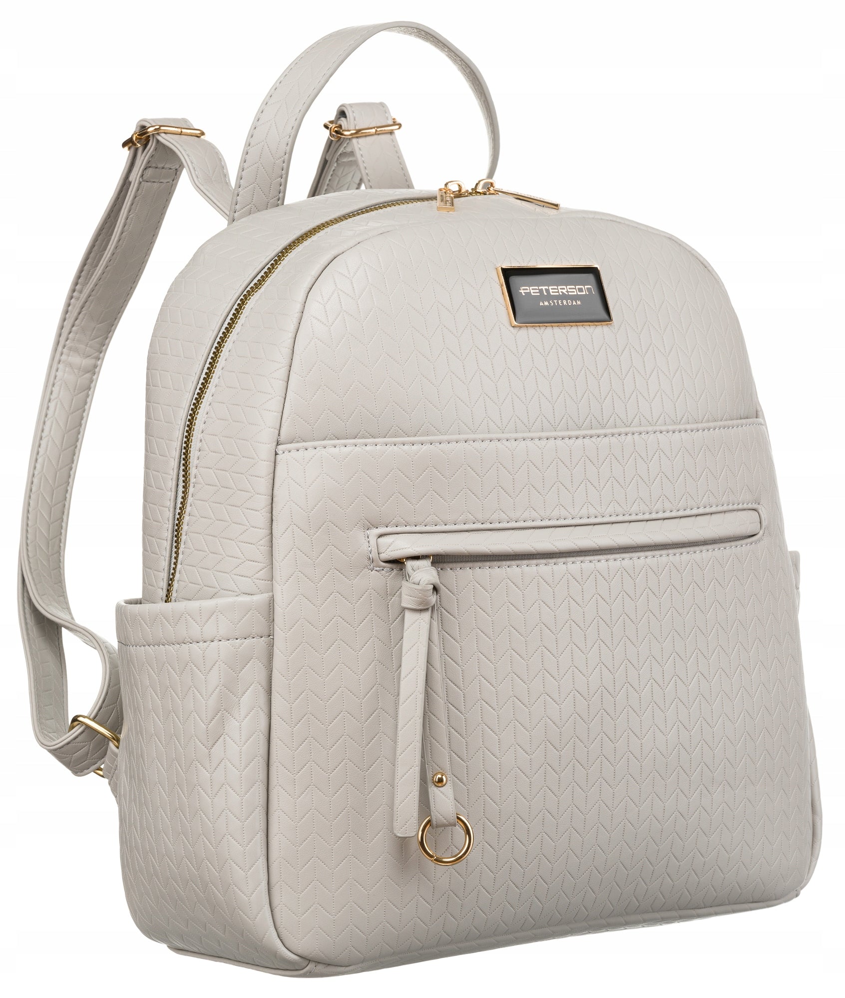 Women's backpack Peterson urban stylish eco leather