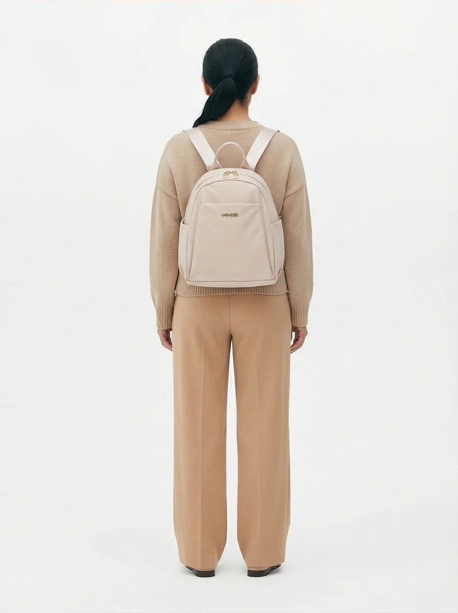 Women's backpack WINGS small urban nylon for college work zipper stylish Packaging status original