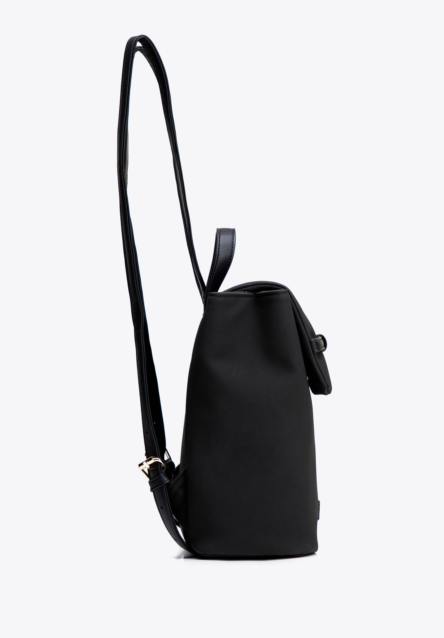 Women's backpack WITTCHEN 101-4y-421-1G in eco leather black Brand WITTCHEN
