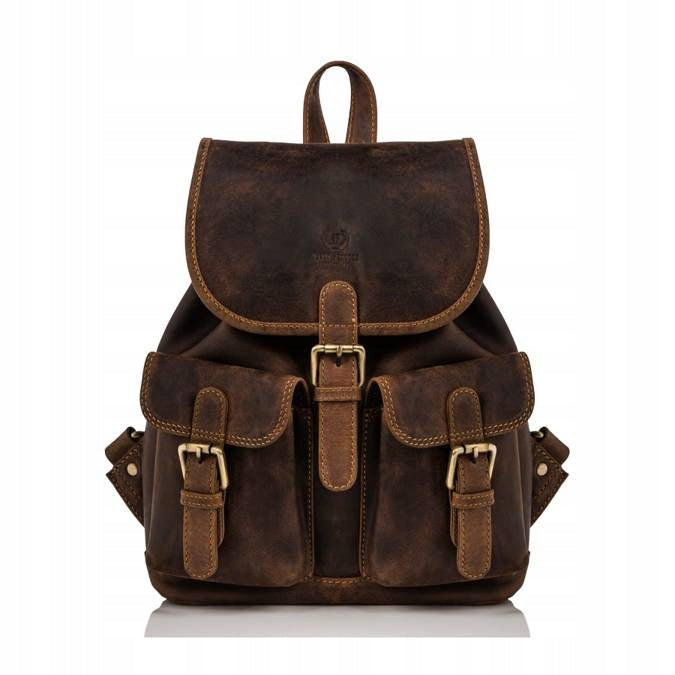 Women's backpack brown PAOLO PERUZZI T-16-BR