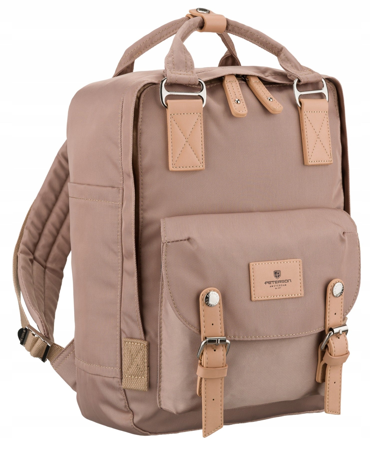 Women's backpack for school work PETERSON urban roomy for travel laptop
