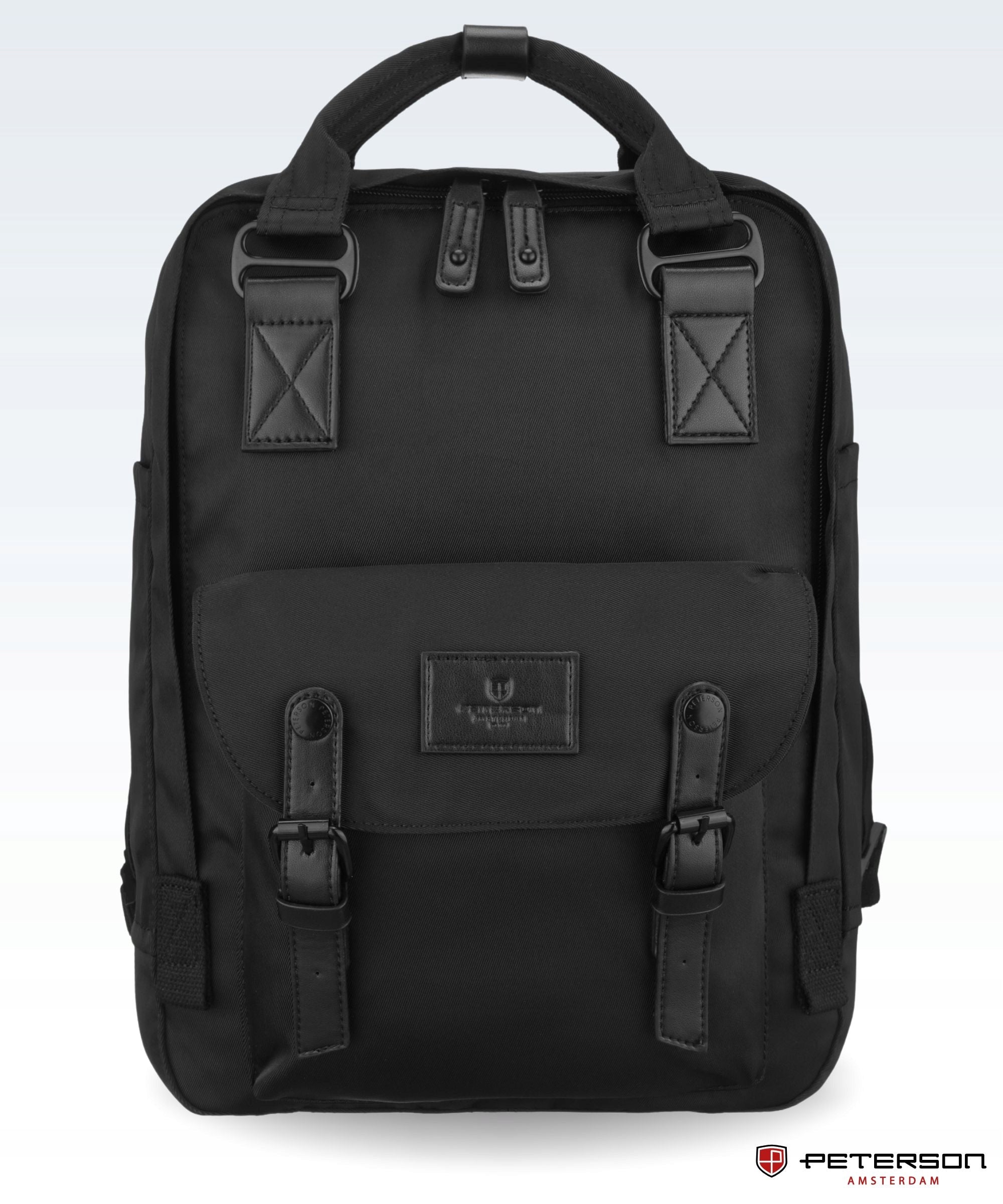 Women's backpack for school work roomy urban travel laptop PETERSON Brand Peterson