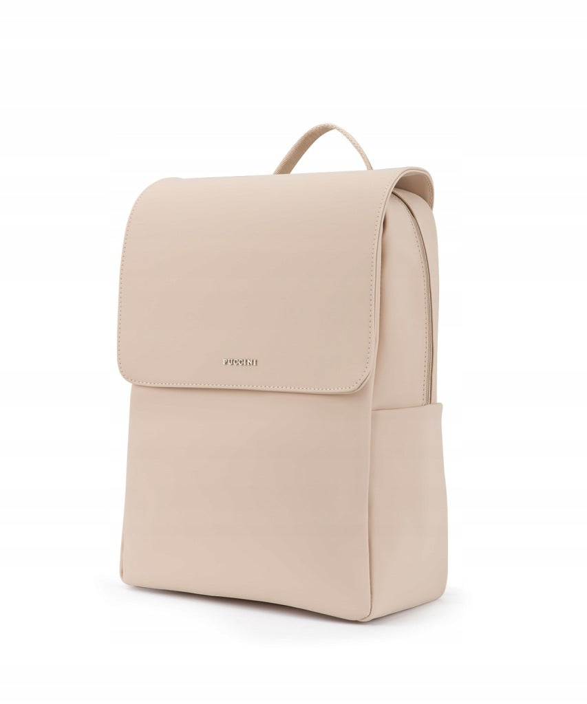 Women's backpack in soft eco leather PUCCINI beige PM9021-6A