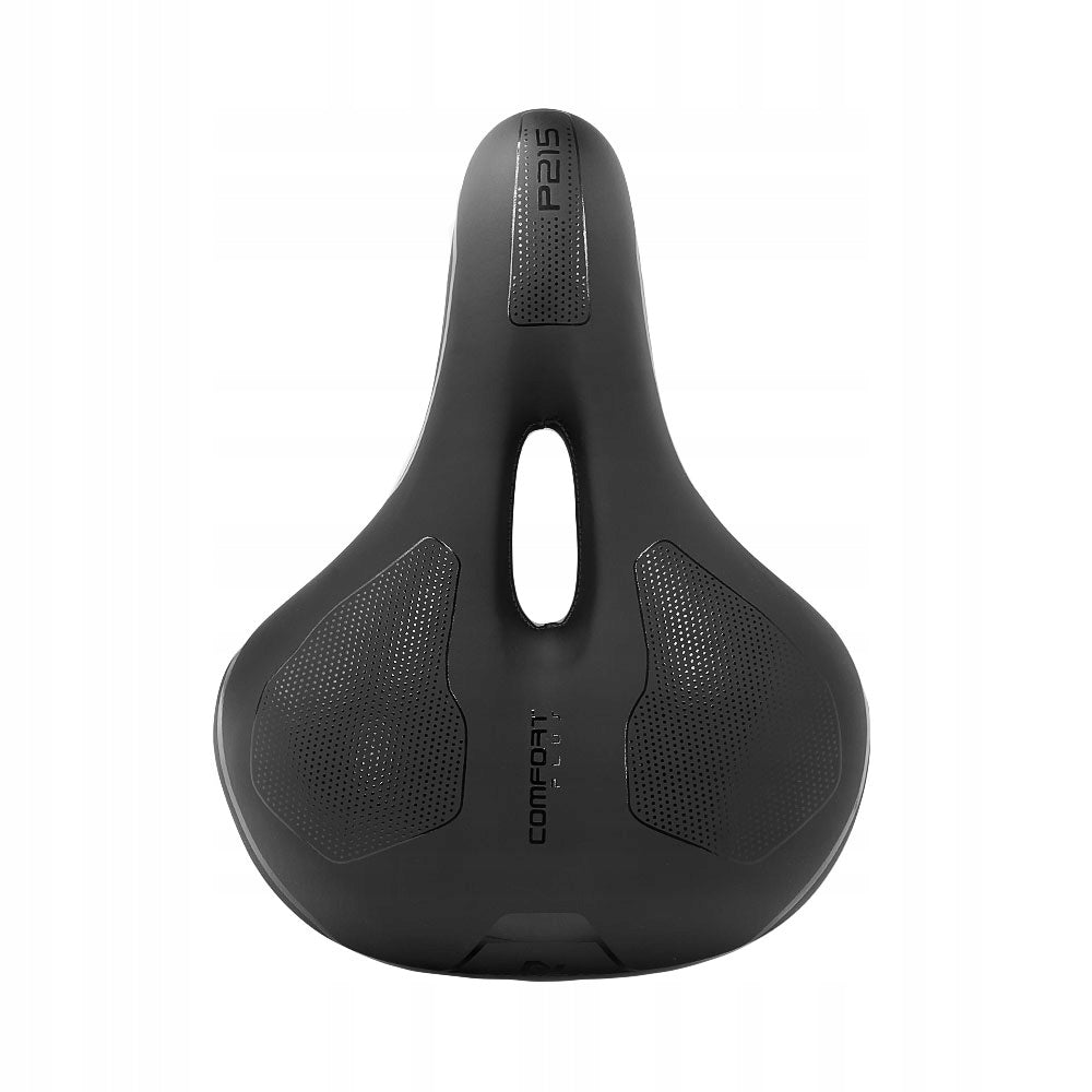 Women's bicycle saddle comfortable for bicycle leather Width 204 mm