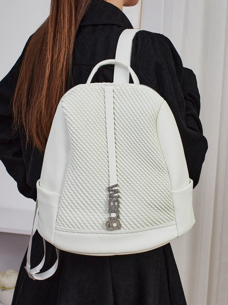 Women's eco leather backpack with Class embossing Packaging status original
