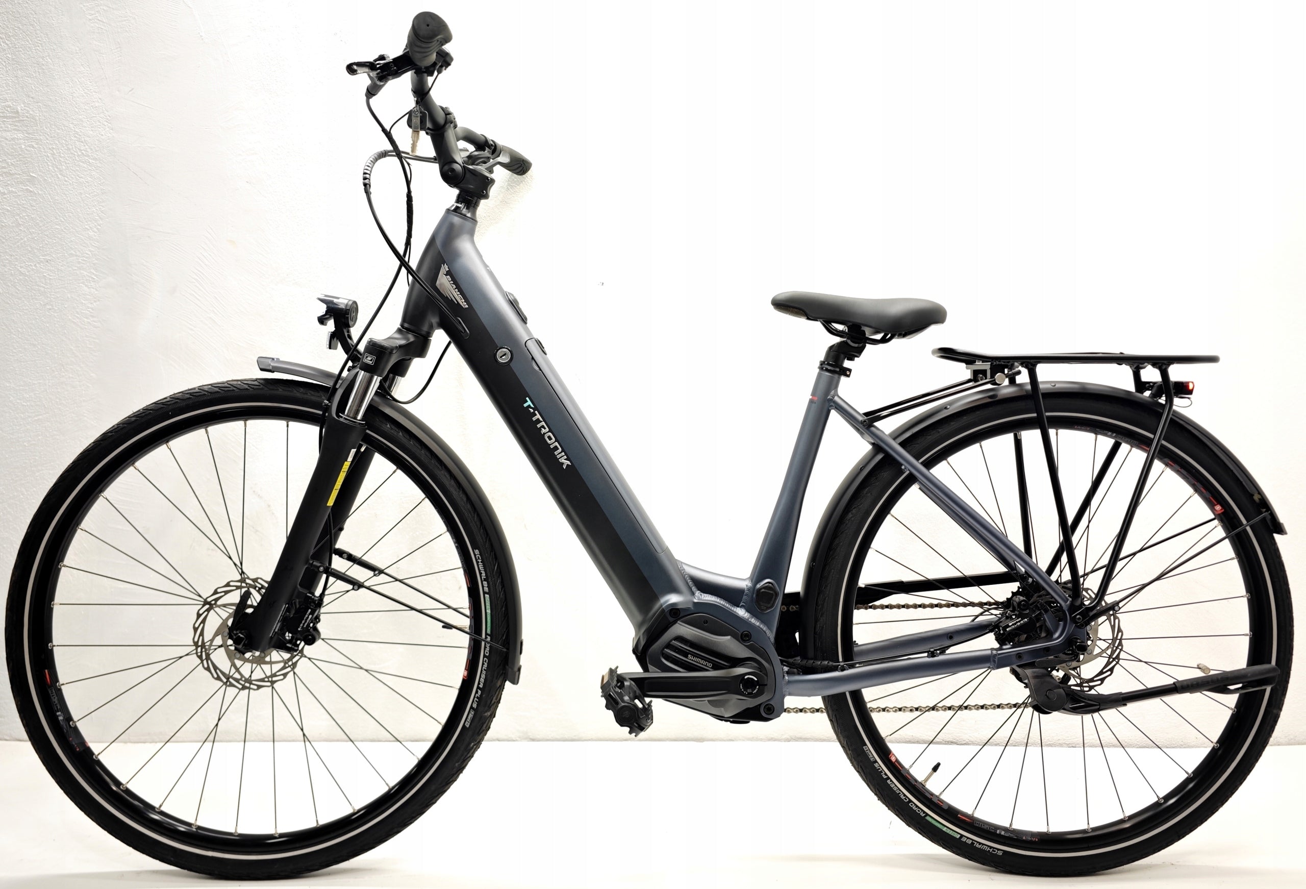 Women's electric bike Bianchi T Tronic C-Type 28 inches Roz 47cm M Shimano Foldability assembled, ready to ride