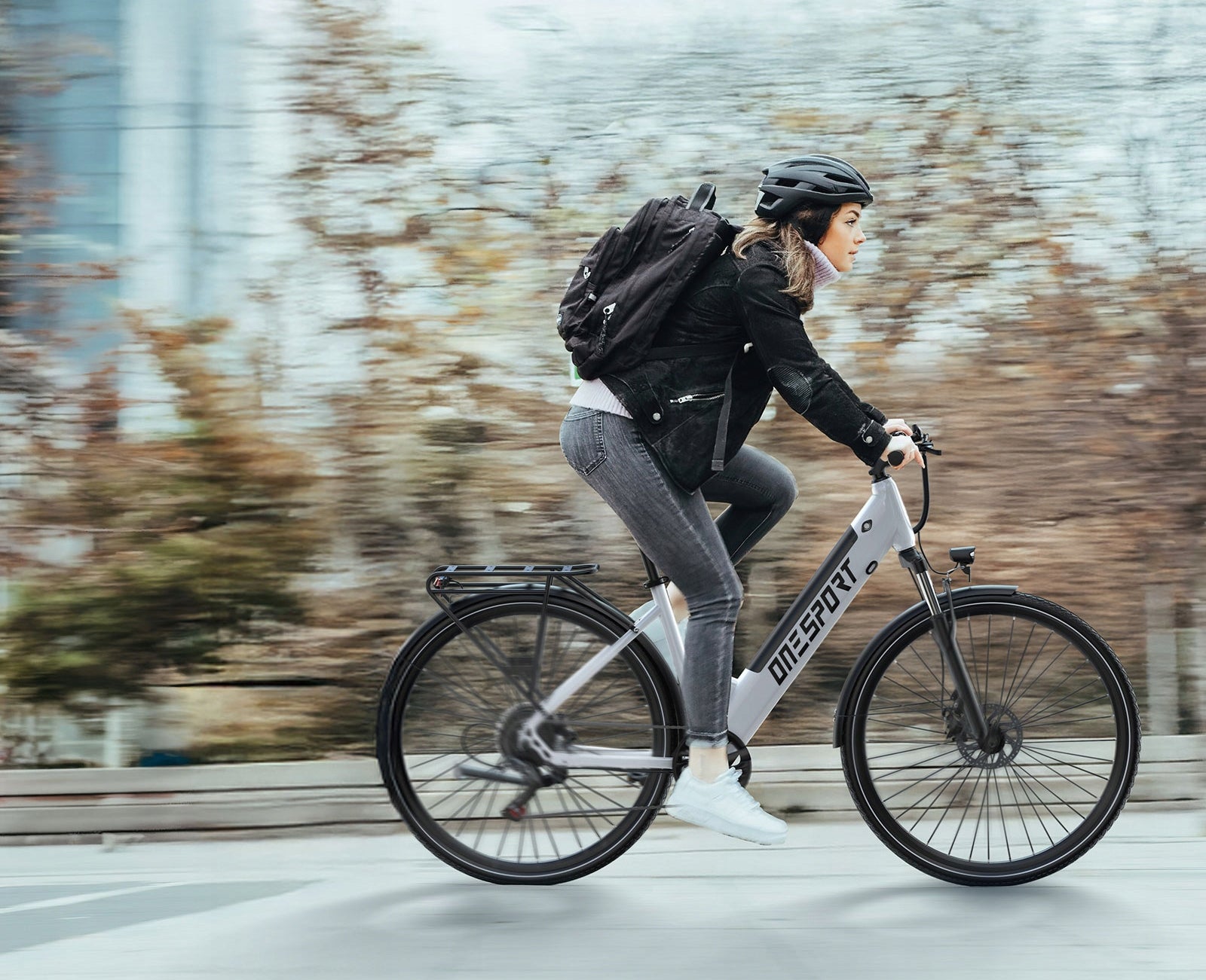 Women's electric city bike ONESPORT OT12 36V13Ah 250W 25km/h 27.5" Model ONESPORT OT12 36V13Ah 250W 25km/h 27.5"