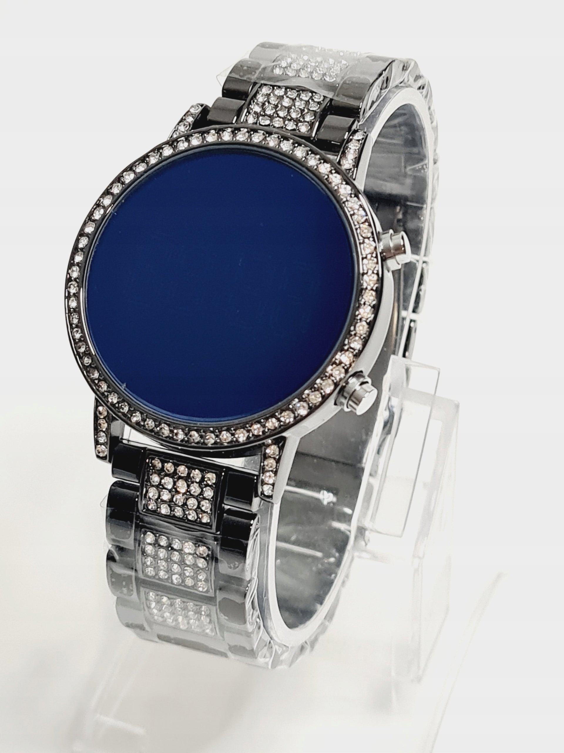 Women's electronic watch Led rhinestones on bracelet