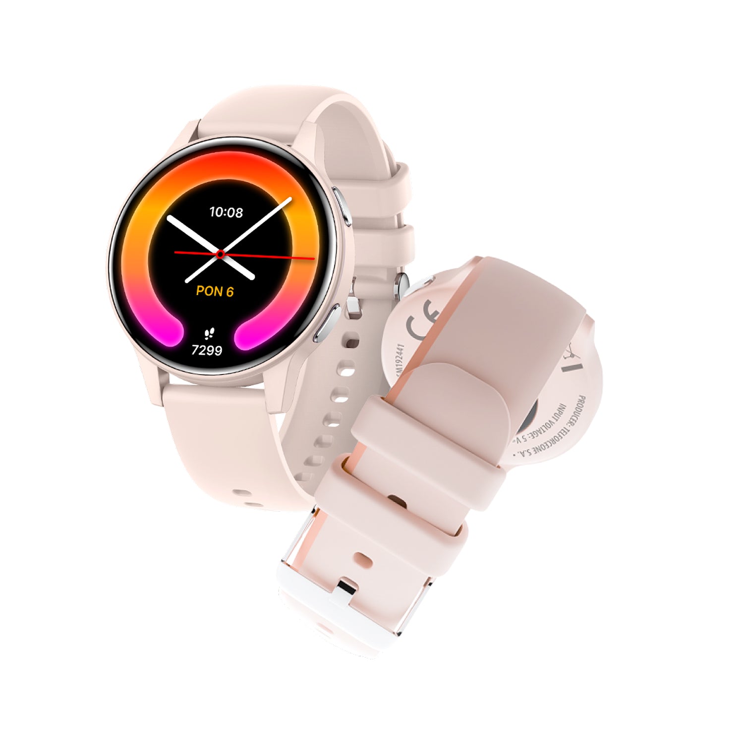 Women's smartwatch pink small light sleep steps calories ringing + FREEBIE Manufacturer code GSM192507