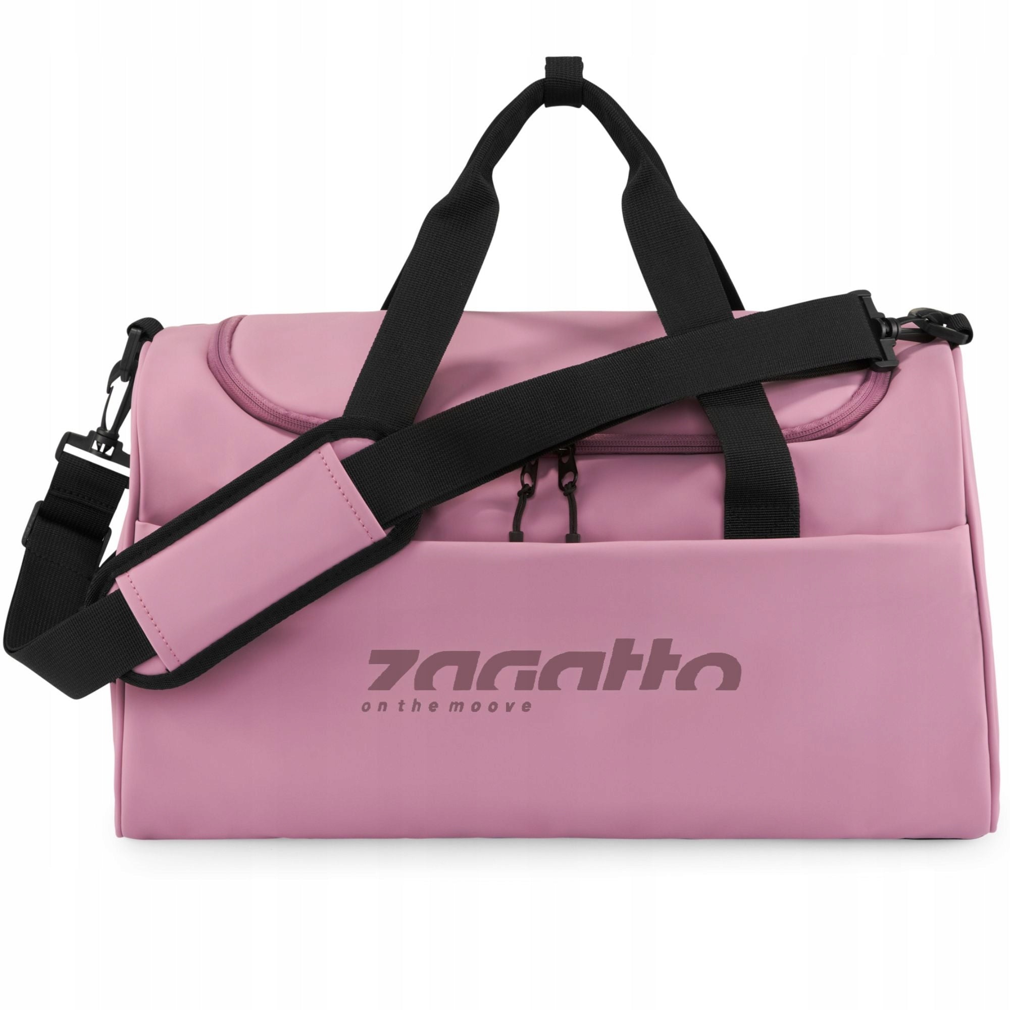 Women's sports bag for gym training shoulder travel bag ZAGATTO Color pink