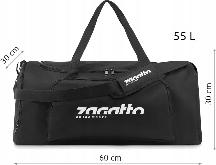 Women's sports bag men's gym training travel bag ZAGATTO Brand Zagatto