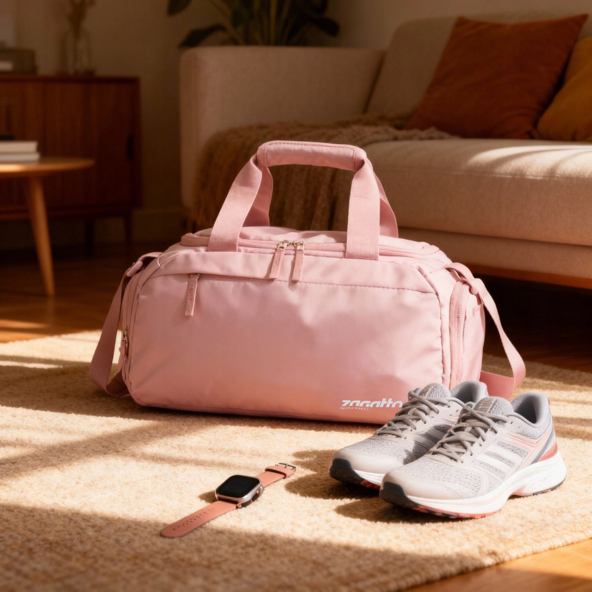 Women's sports bag pink training bag for gym shoulder ZAGATTO Packaging status original