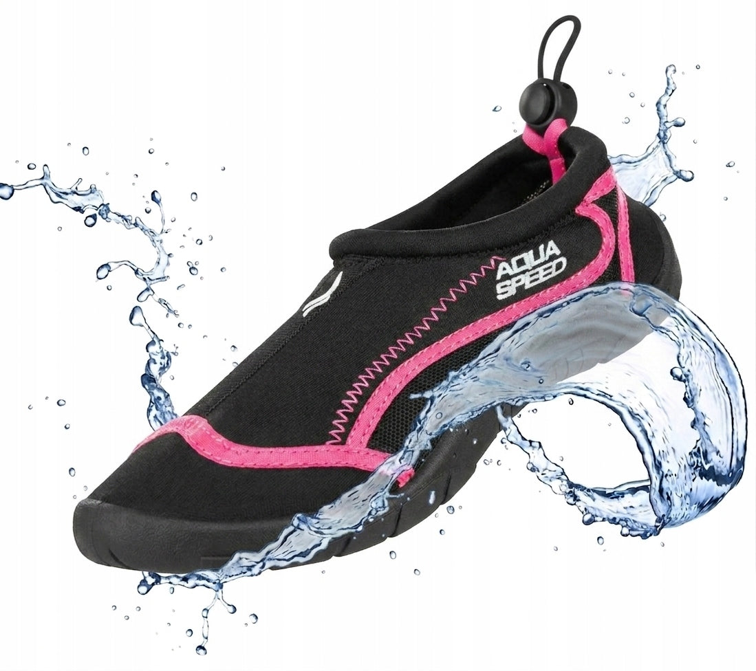 Women's swimming water shoes for sea urchins stones beach AQUASPEED 35
