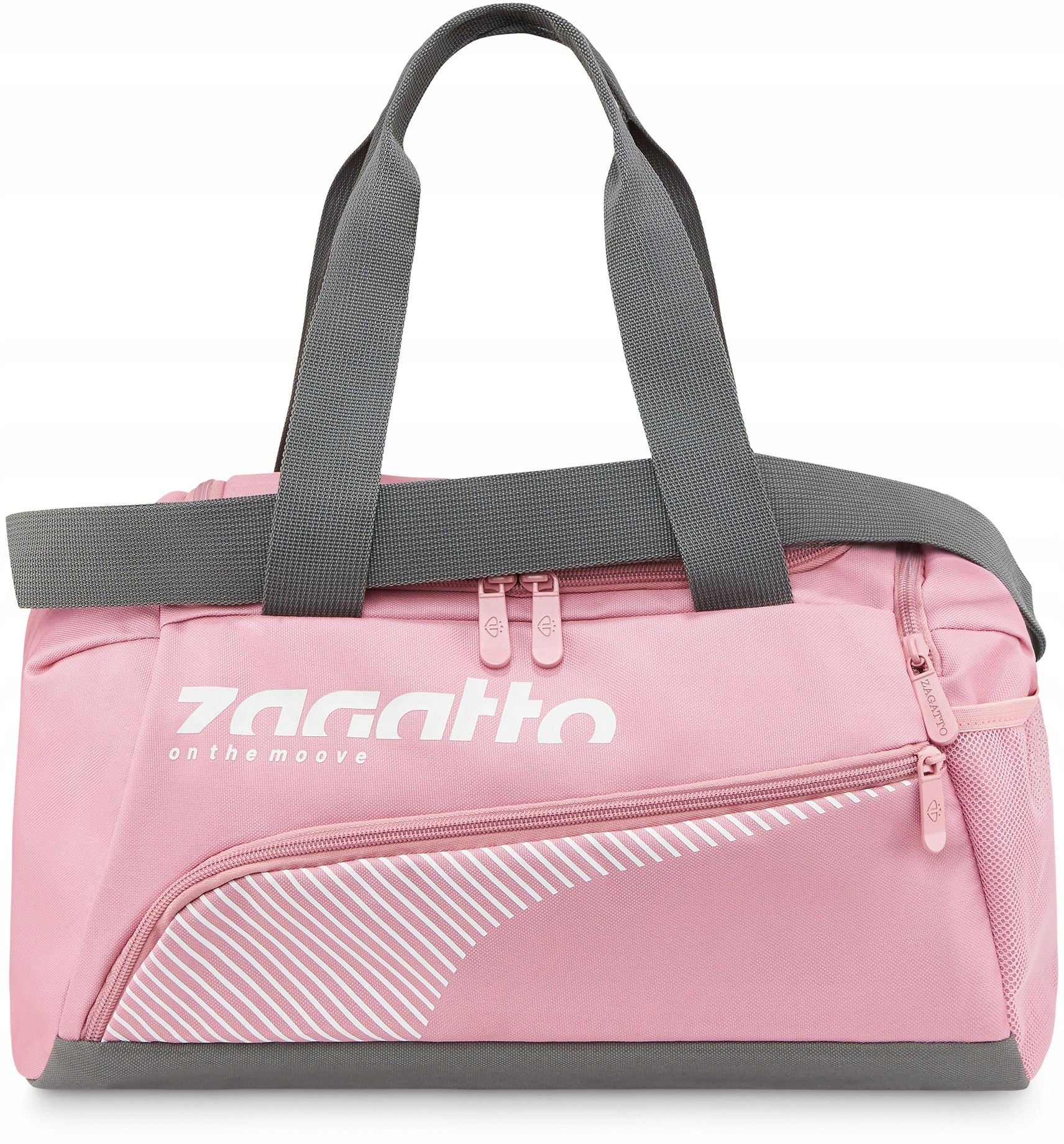 Women's travel bag for training gym sports shoulder bag ZAGATTO Color pink