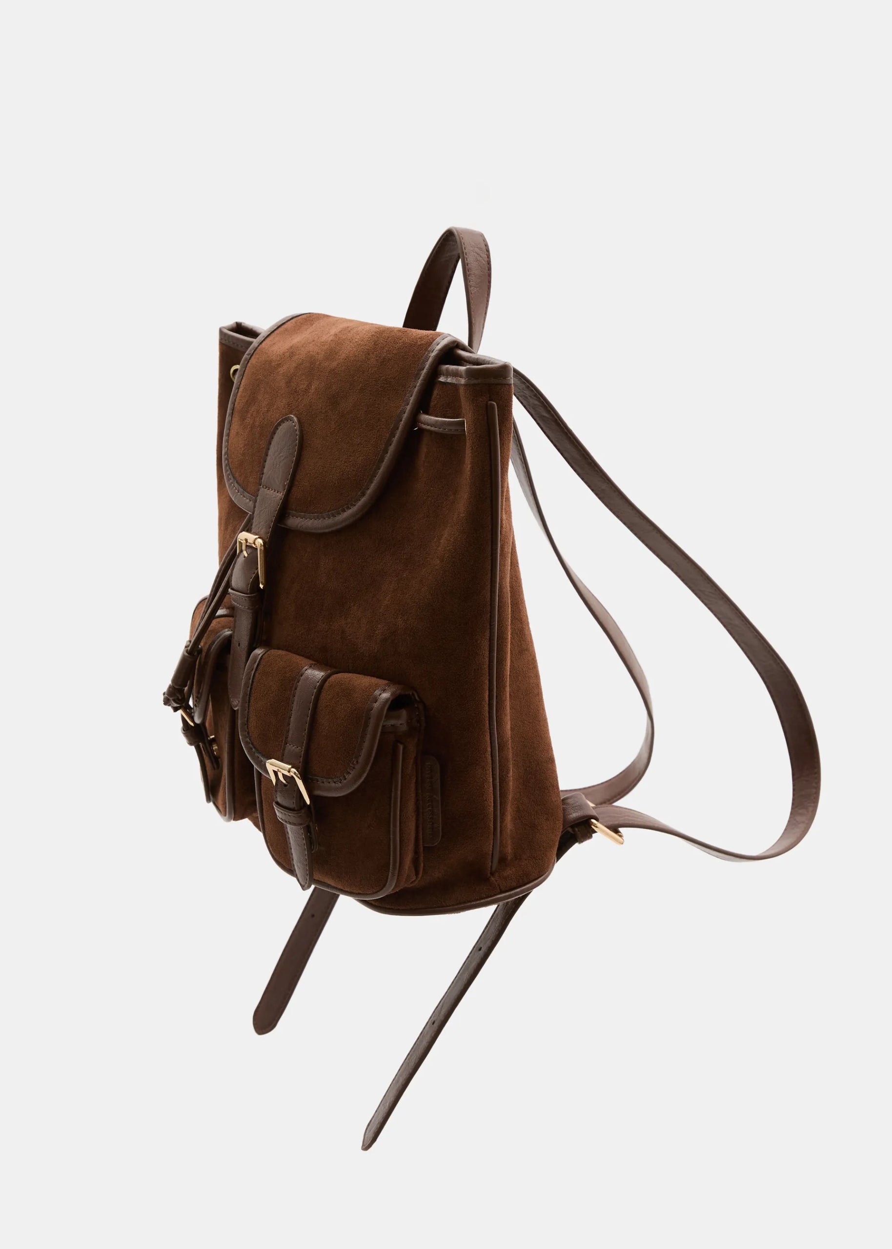 Women's urban backpack DIVERSE HORSEE Brown Packaging status original