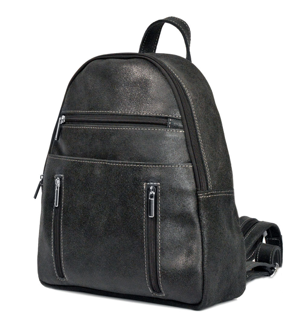 Women's urban backpack made of vintage leather Brand A-Art