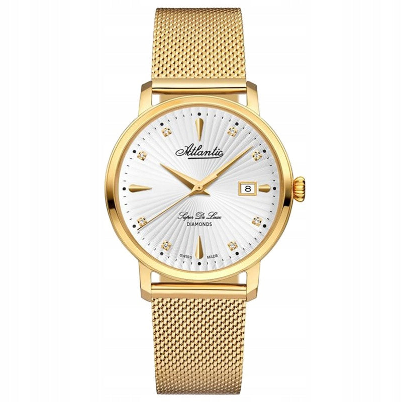 Women's watch ATLANTIC ATLANTIC DE LUXE DIAMONDS 29355.45.27 36mm 5ATM Packaging status original