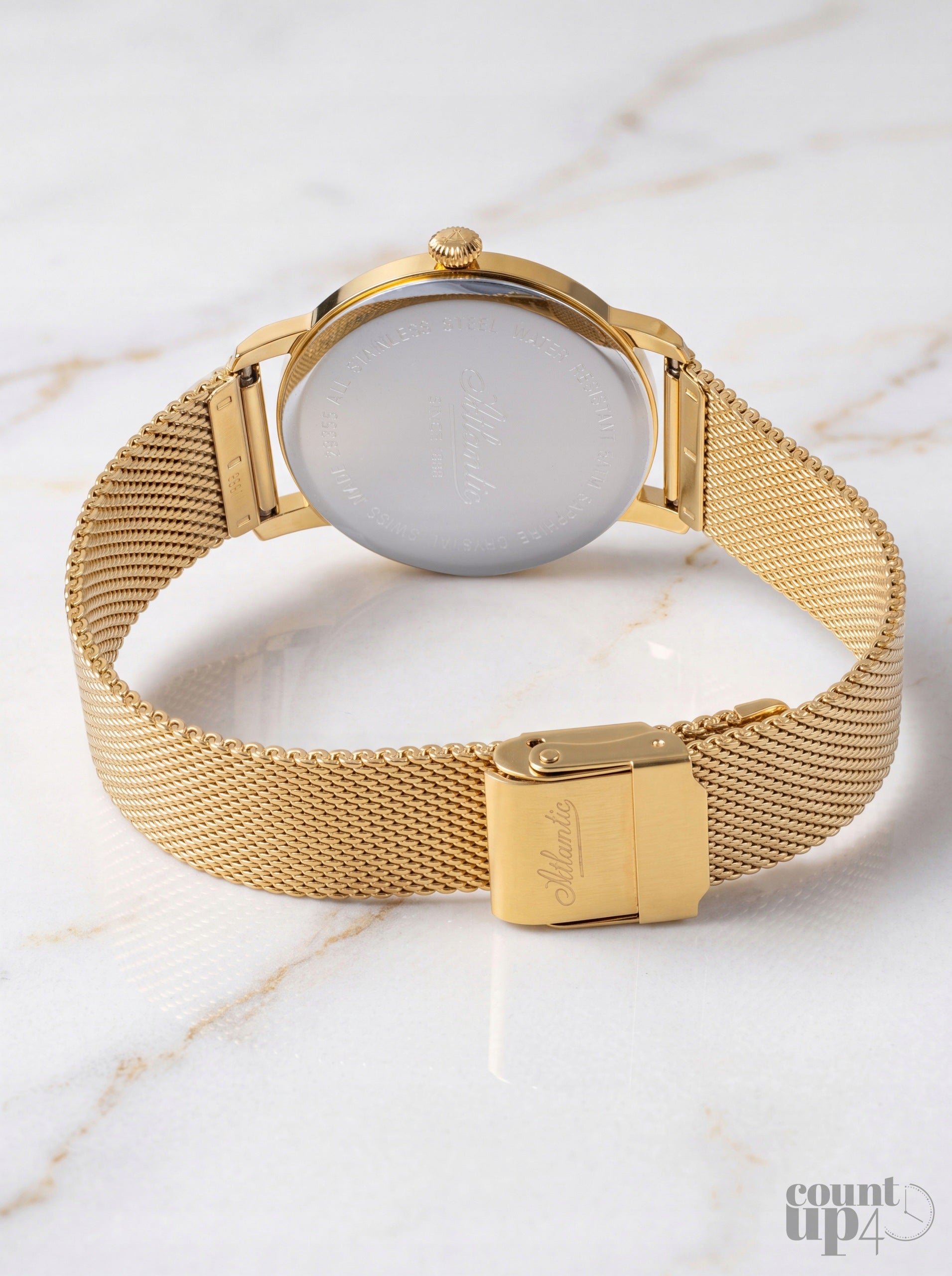 Women's watch ATLANTIC DE LUXE DIAMONDS 29355.45.37 36mm 5ATM Brand Atlantic