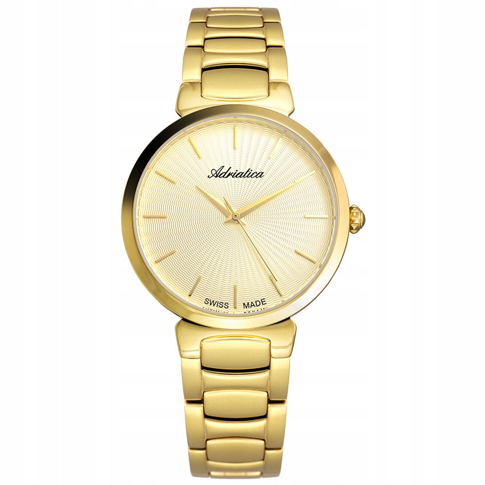Women's watch Adriatica A3706.1111Q gold