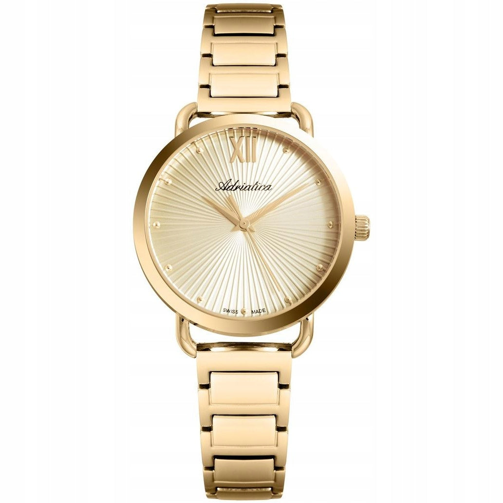 Women's watch Adriatica A3729.1181Q gold