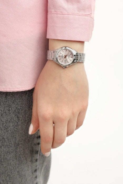 Women's watch CASIO LTP-1308D-4AVEF (zd605e) + BOX + ENGRAVING Functions neobrite waterproof