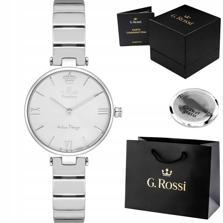 Women's watch G. Rossi PREMIUM delicate elegant for gift - with ENGRAVING