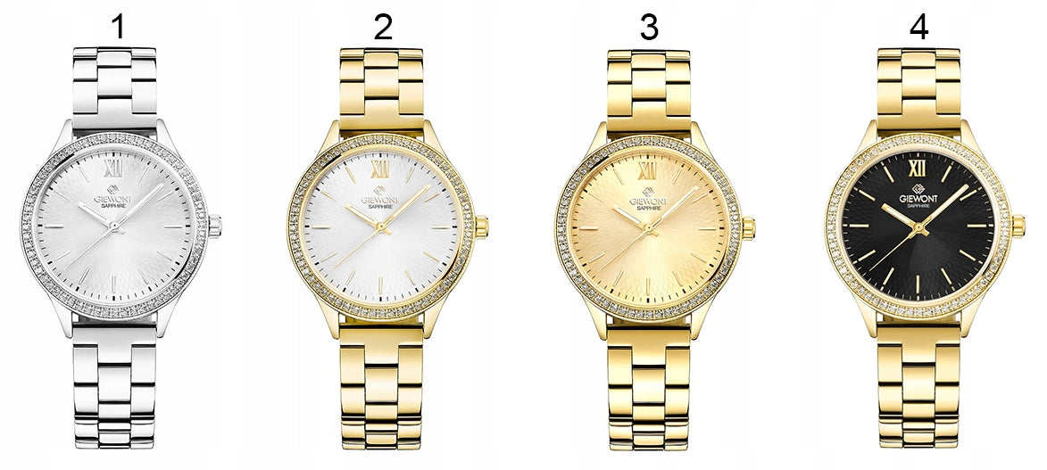 Women's watch Giewont Bracelet Sapphire Elegant GW1140 + BOX + ENGRAVING Packaging status original