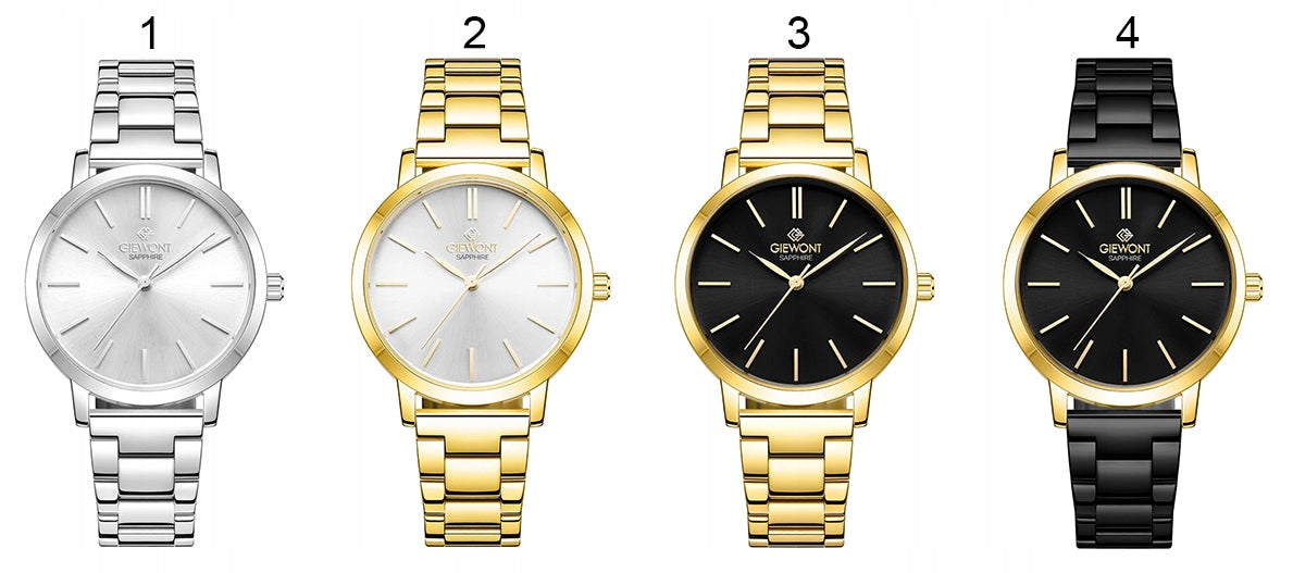Women's watch Giewont Bracelet Sapphire Elegant GW2360 + BOX + ENGRAVING Packaging status original