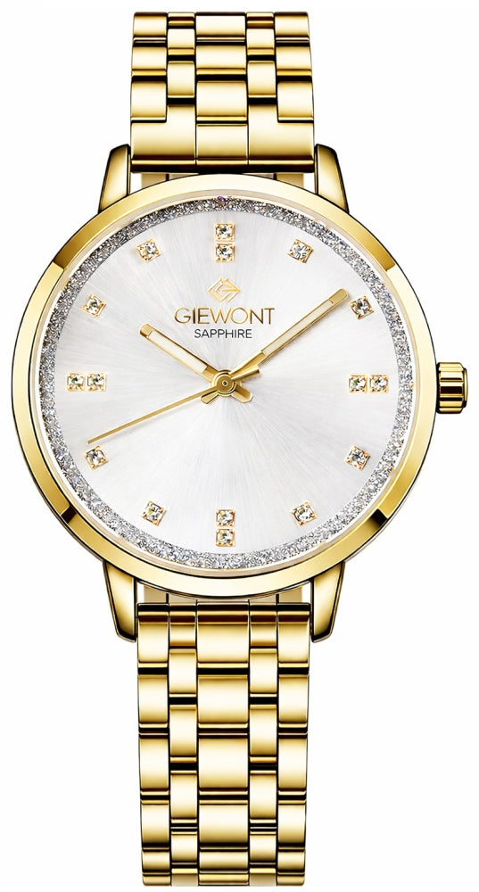 Women's watch Giewont Bracelet Sapphire Elegant GW7370 + BOX + ENGRAVING Packaging status original