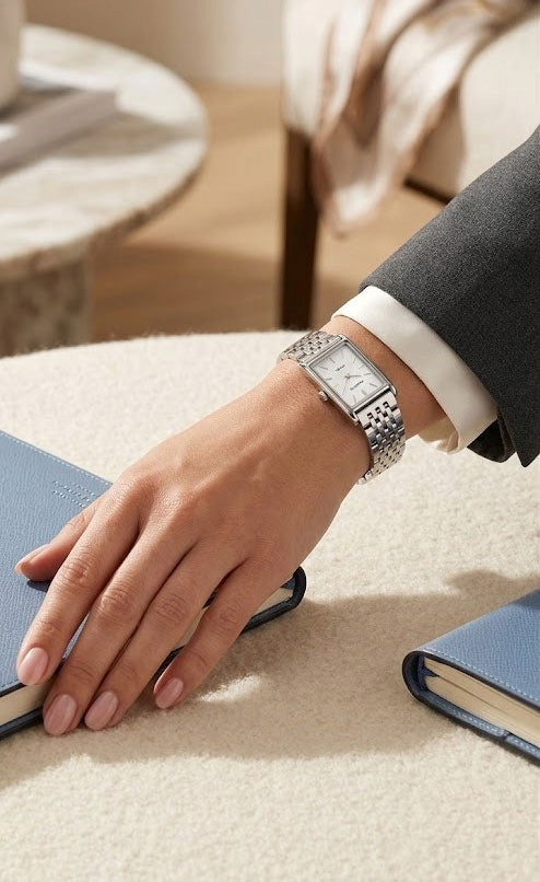 Women's watch PACIFIC SILVER ELEGANT STEEL BRACELET Brand Pacific