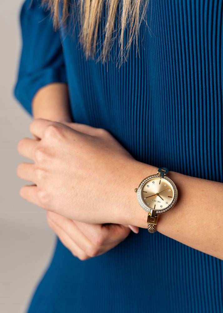 Women's watch Paul Lorens AMBER delicate FEMALE rhinestones gold + ENGRAVING Brand Paul Lorens