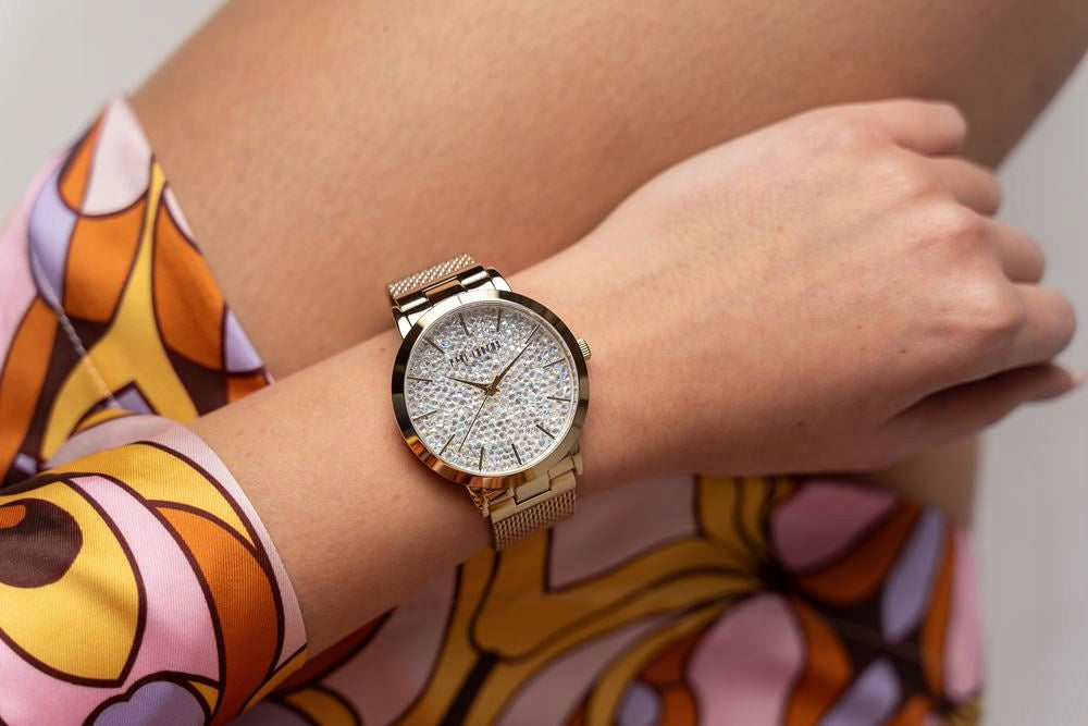 Women's watch Paul Lorens BELLICA gold set with bracelet + ENGRAVING EAN (GTIN) 5905258704111