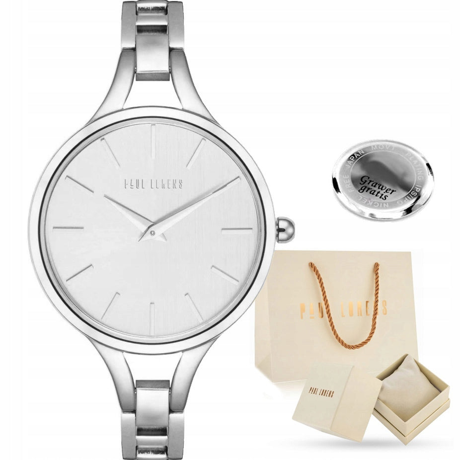 Women's watch Paul Lorens CHANTAL with bracelet - classic dial ENGRAVING