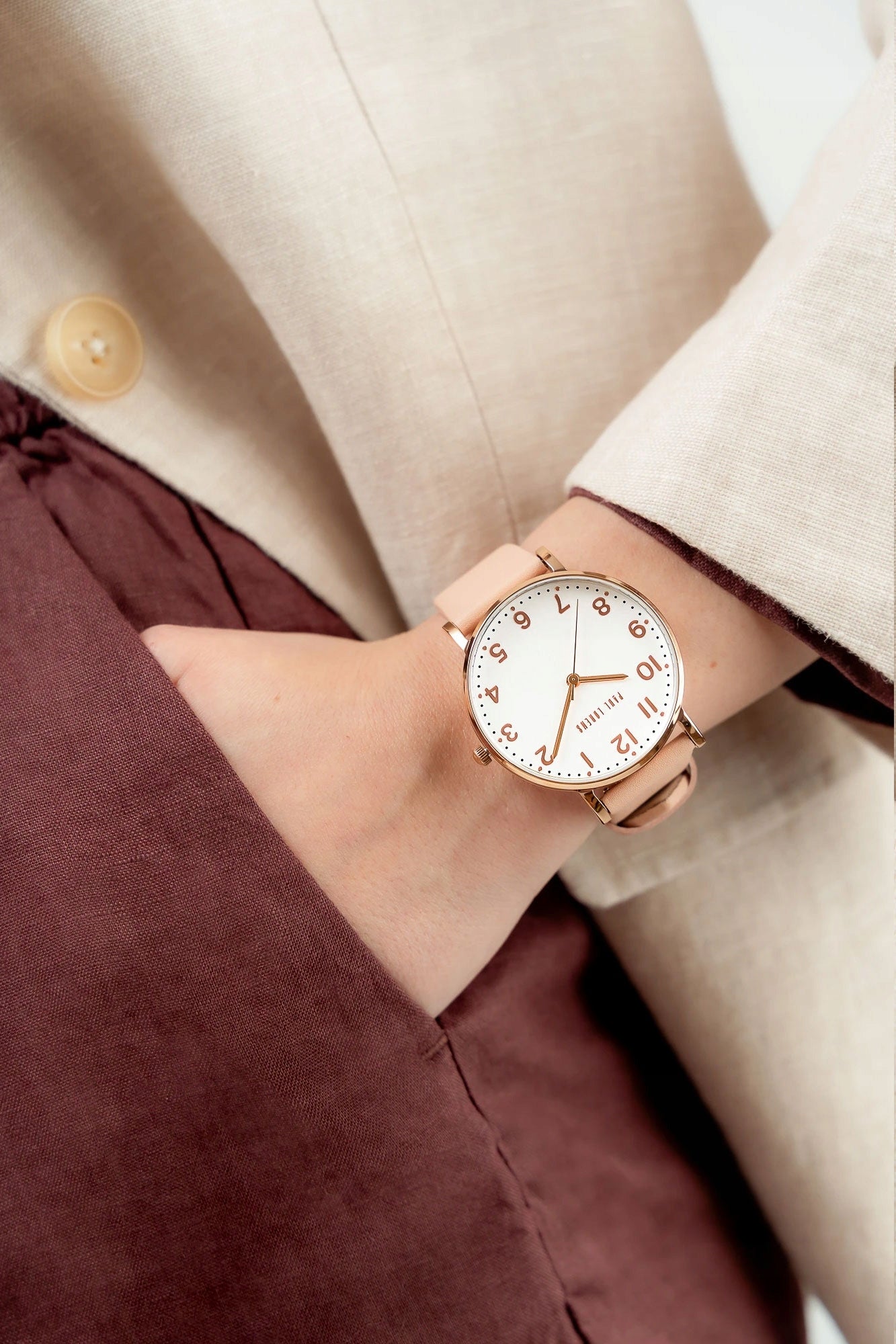 Women's watch Paul Lorens FARAH classic with numbers- for Mom,Grandma-ENGRAVING Brand Paul Lorens