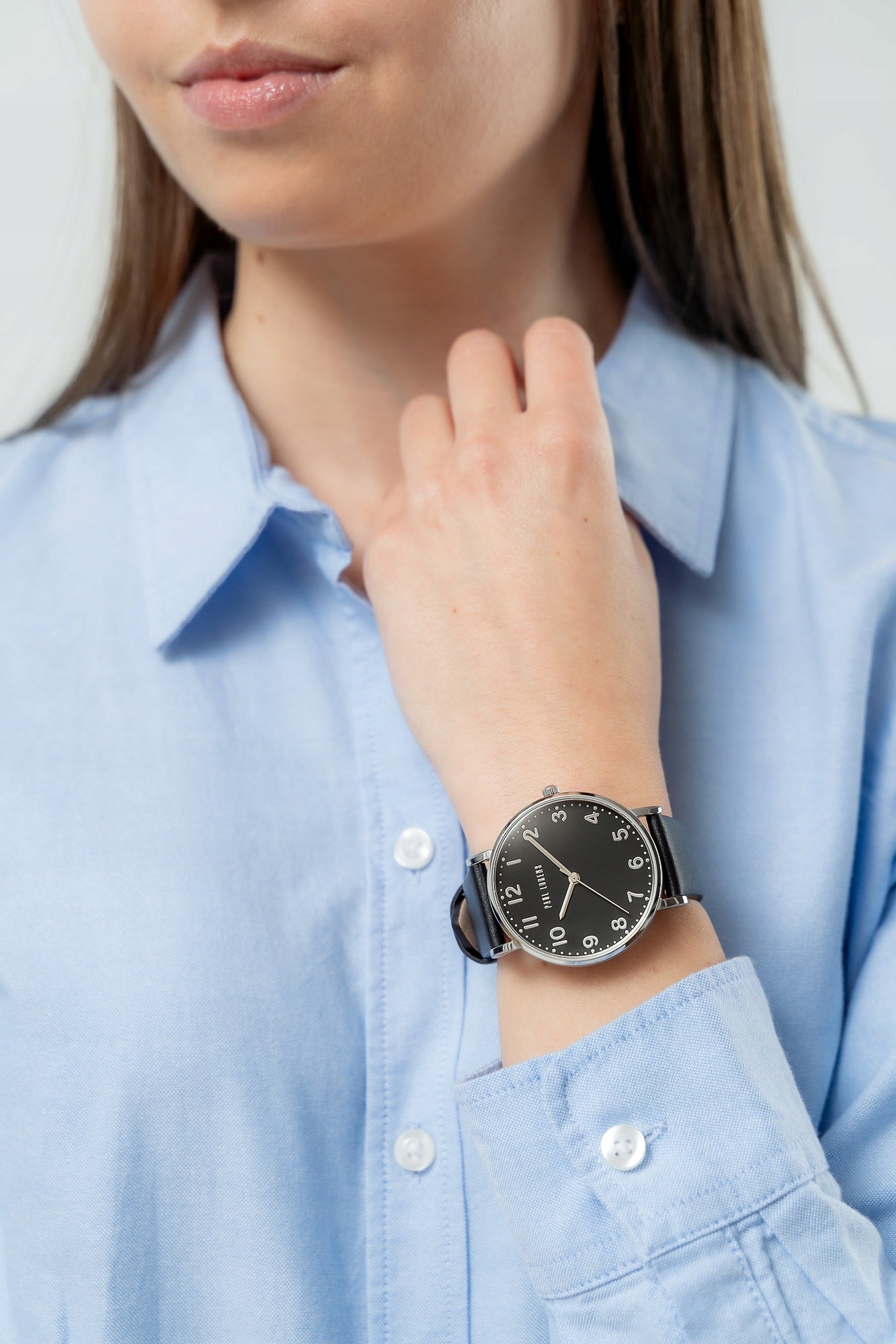 Women's watch Paul Lorens FARAH leather classic dial with numbers ENGRAVING Packaging status original