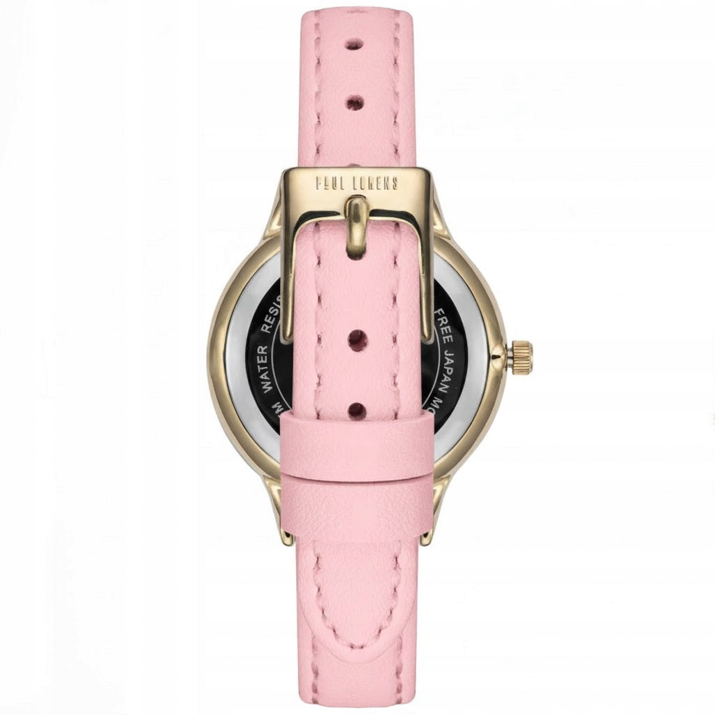 Women's watch Paul Lorens LEATHER STRAP + ENGRAVING + BOX Brand Paul Lorens