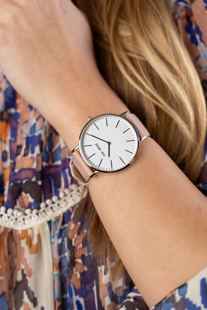 Women's watch Paul Lorens LONGIE -MOM'S DAY-natural leather+ENGRAVING EAN (GTIN) 5905258712604